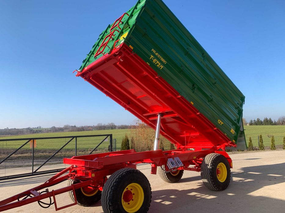 PRZYCZEPA WYWROTKA PRAESTBRO 12T sprowadz zarej kaweco briomont pronar