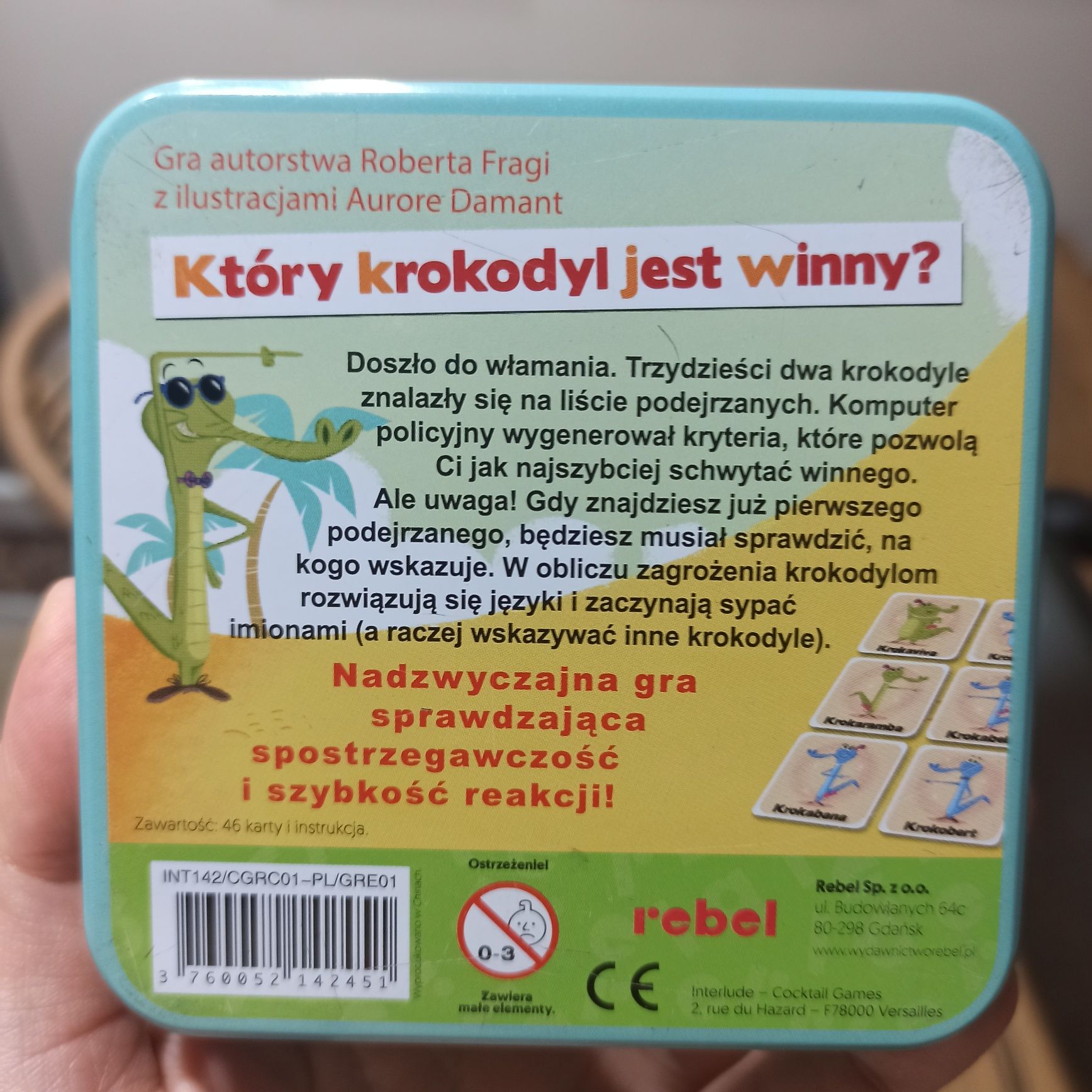 Kroko loko, złap winnego krokodyla