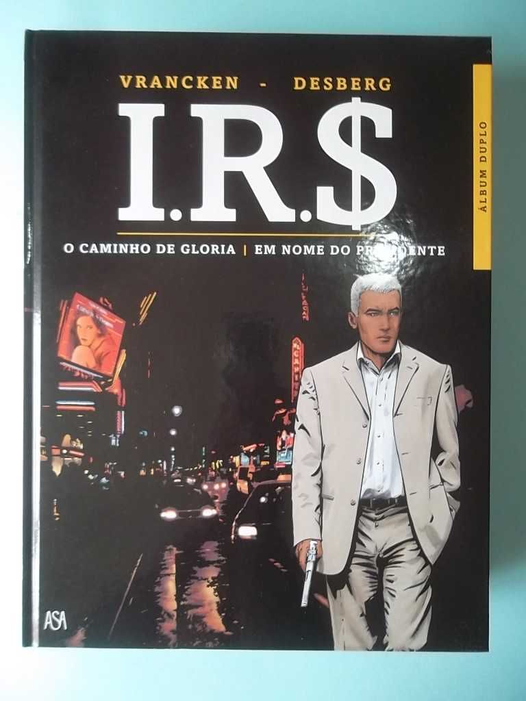 I.R.$ - Coleção completa 9 volumes duplos capa dura Edições Asa