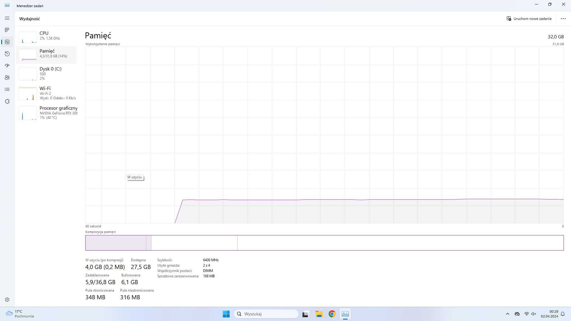 Komputer Gamingowy I5 13400F RTX 3080 32GB DDR5 1TB M2 GEN4 Gwarancja