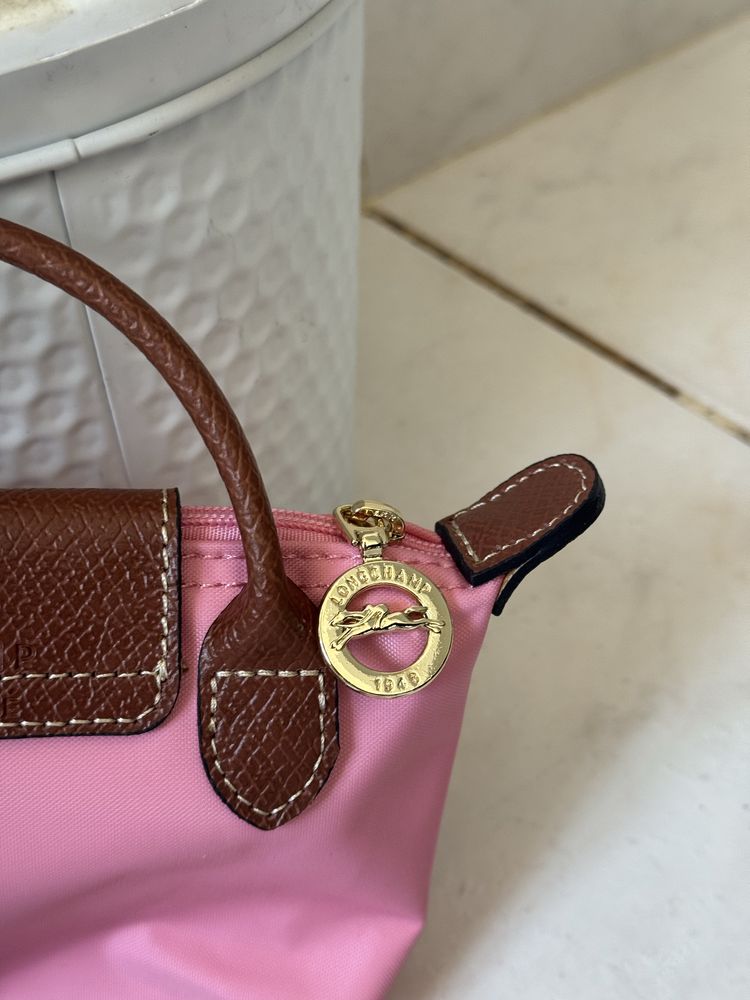 Mala longchamp size Xs rosa