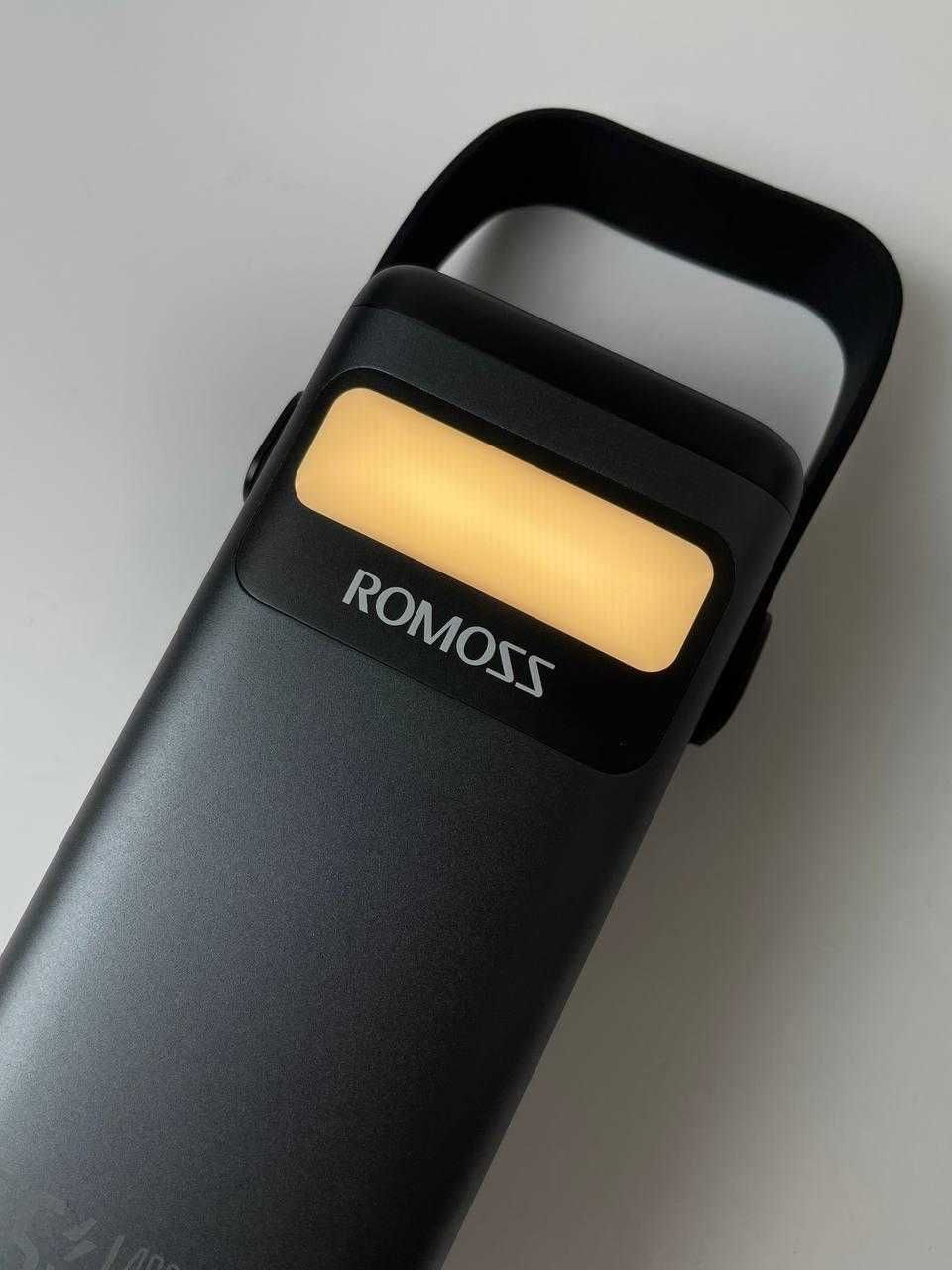 PowerBank Romoss PMT40 40000m 65W зарядить все:Ноутбук,Планшет,Телефон