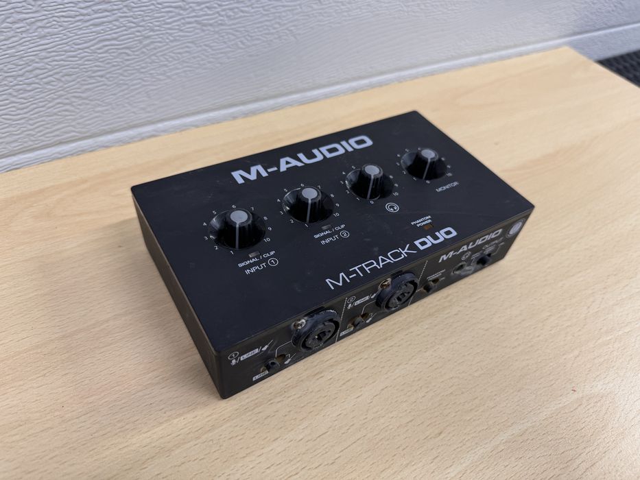 Karta studyjna mixer m audio m track duo okazja uszkodzona dla serwisu