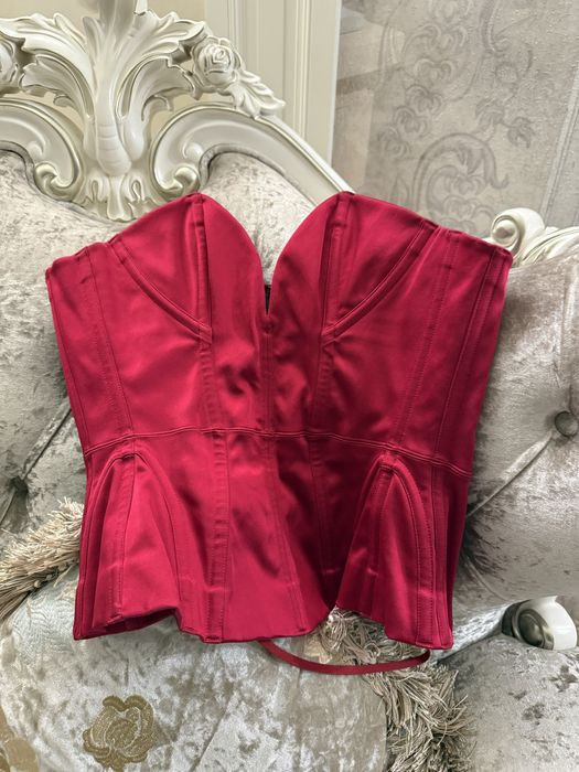 Корсет agent provocateur красный шелковый оригинал