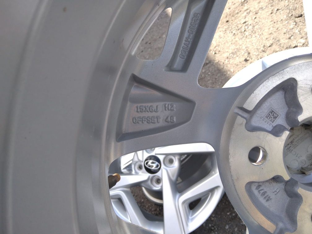 Alufelgi 15 Hyundai I10 Hyundai I20 Bayon Getz Kia Rio Picanto 4x100