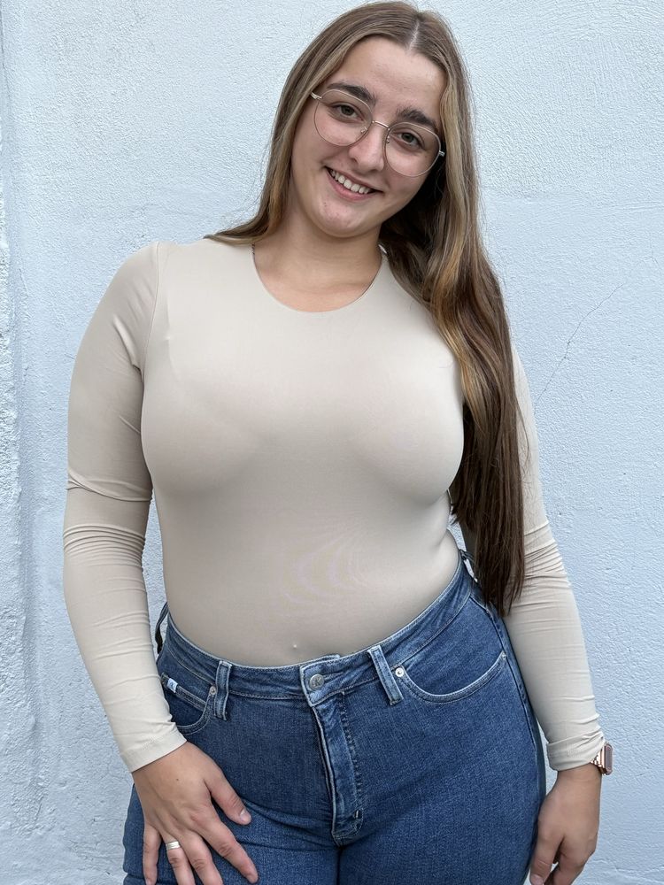 Body de Manga comprida de Licra