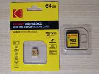 Kodak microSDXC 64GB + Cartão Adaptador Micro SD