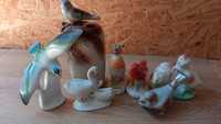 Ptaszki figurki porcelanowe CENA ZA 7 sztuk