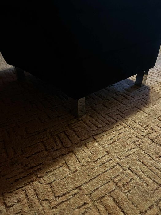 Fotel Czarny materiałowy