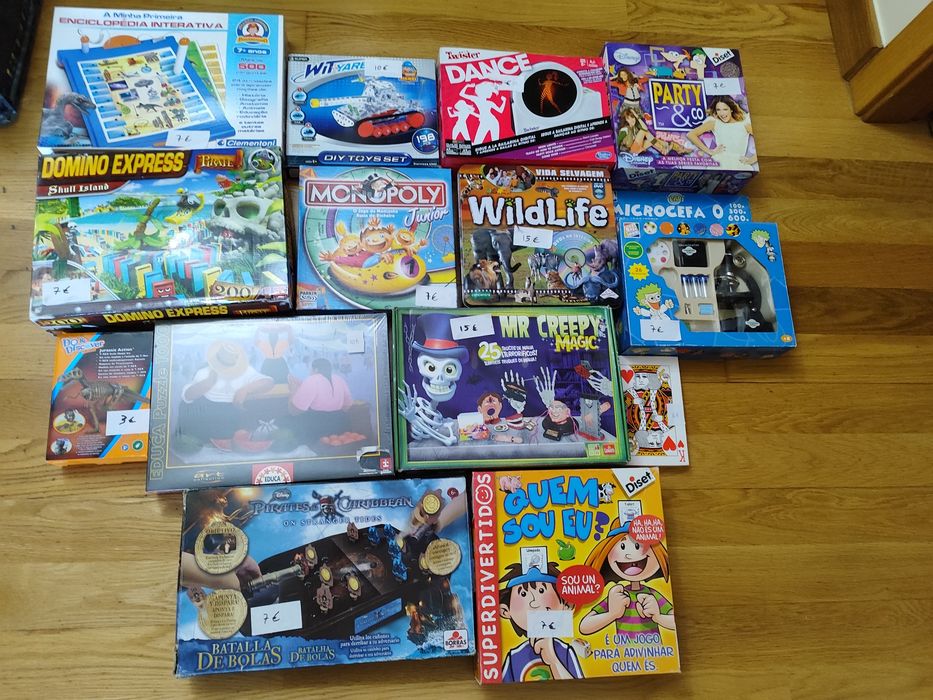 Jogos tabuleiro variados