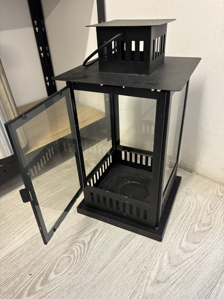 Lampion ikea czasny mat