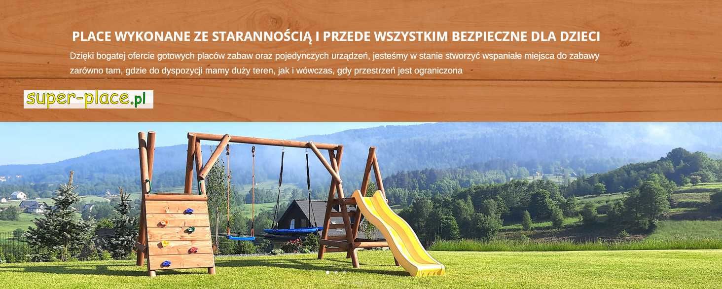 Plac Zabaw GOOFY Zjeżdżalnia ŚLIZG 2,2m 2x Huśtawka PRODUCENT