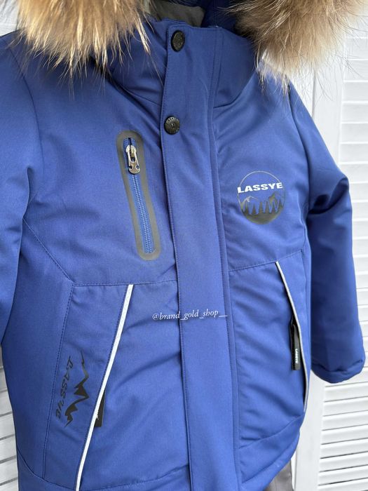 Зимовий термо комплект комбінезон для хлопчика lassye 92-116