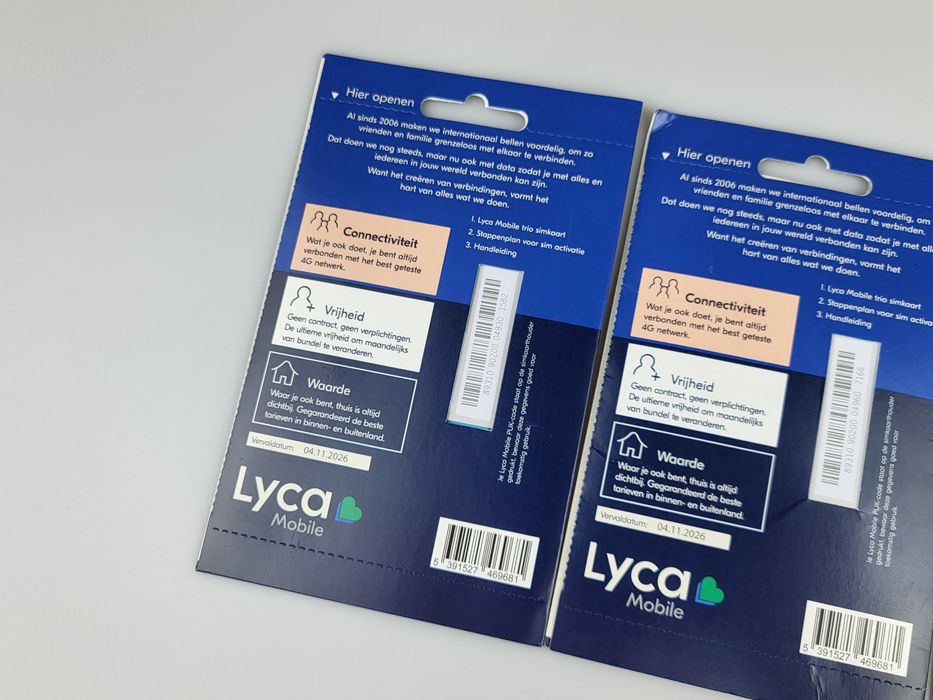 Karta Sim Lyca Mobile 10 € Pakiet do telefonu