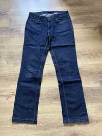 Zara granatowe vintage jeansy r.40