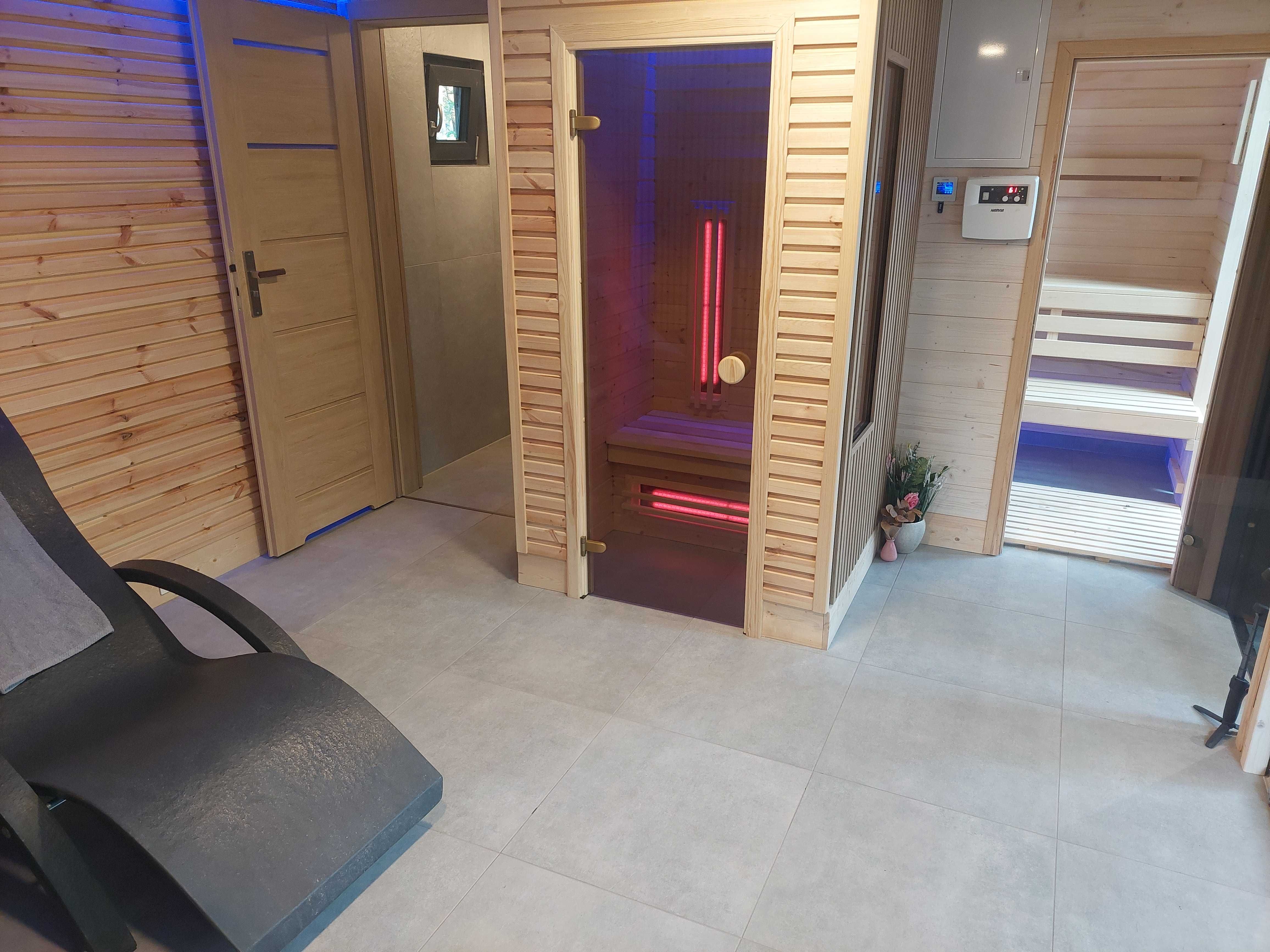 Domki nad morzem sauna jacuzzi basen Ostrowo Jastrzębia Góra