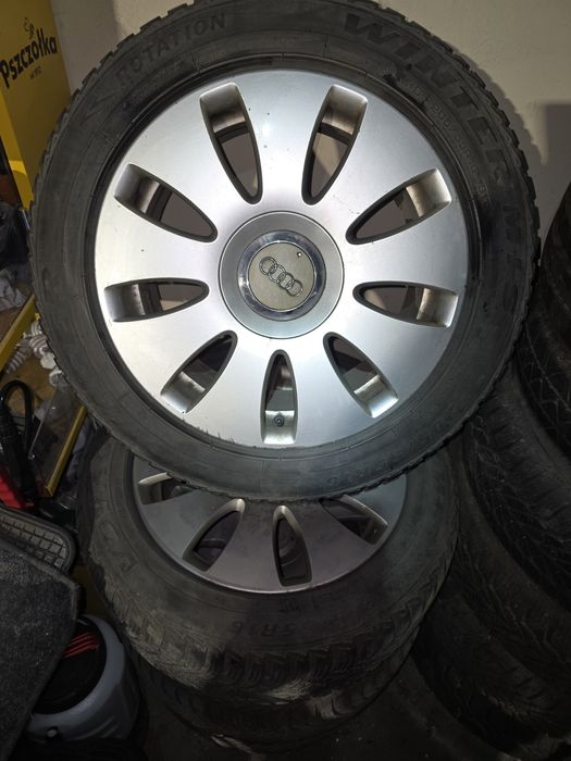 Koła zimowe, alufelgi audi 5x112 205/55 r16