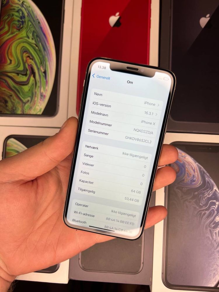 iPhone X 64Gb White Neverlock