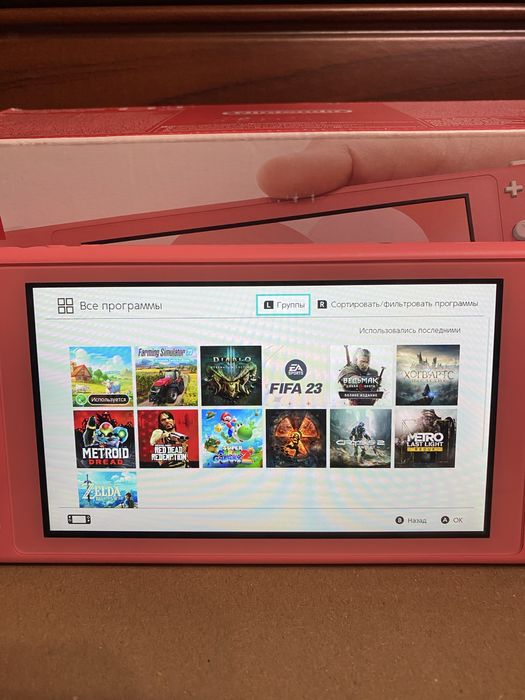 Ігрова приставка Nintendo Switch lite 256gb kefir