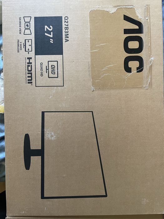 Monitor AOC 27” QUAD HD ( 2560x1440)