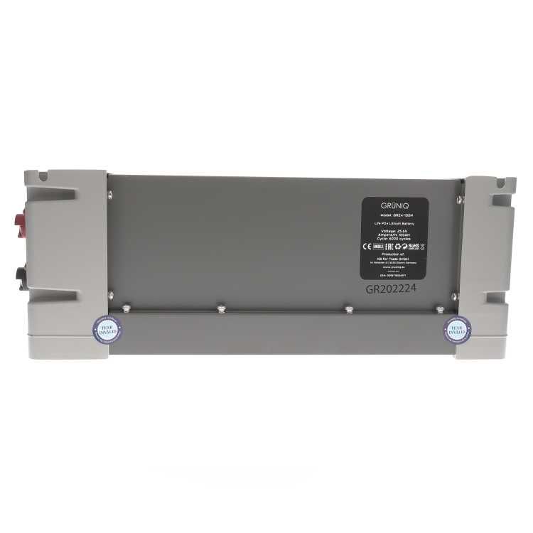 Новий LiFePO4 акумулятор GRÜNIQ GR24-100N 24V 100Ah (BMS, BYD Cell)