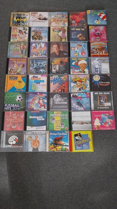 50  x sztuk płyt CD zestaw