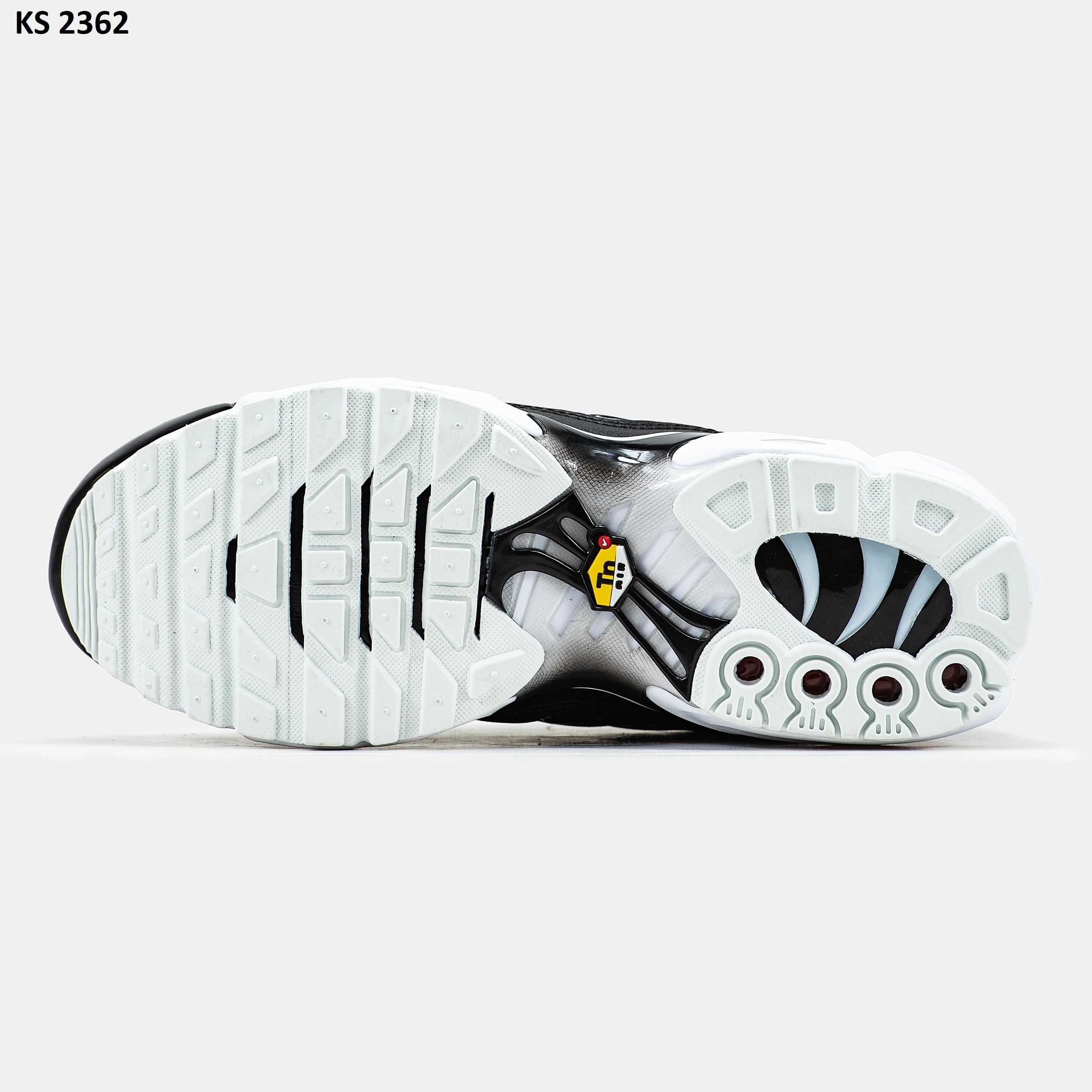 Кросівки Nike Air TN Max Plus Black White. Арт: KS 2362