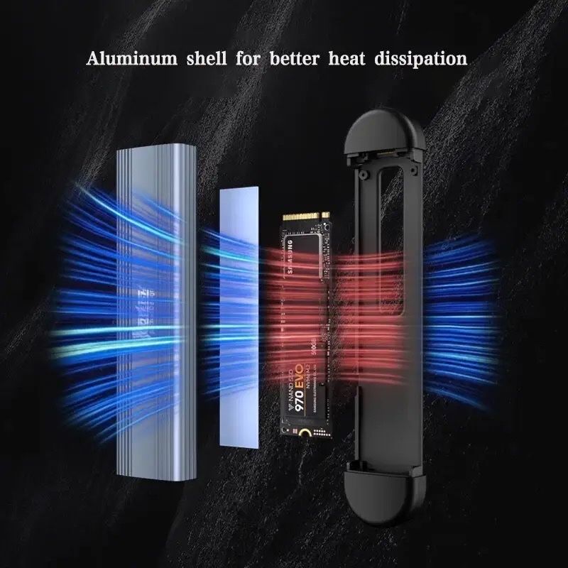 CoolFish M. 2 Карман NVMe 4 ТБ USB3.2 GENG2 Type-C э 10 ГБ SSD