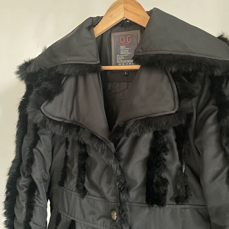 Kurtka D&G czarna chic avant garde awangardowa Dolce & Gabbana L