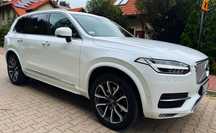 Volvo XC 90 Salon Pl/225 koni/Inscription/AWD/Biała perła/Zero wkładu/ Super stan.