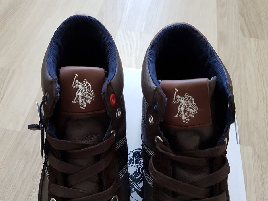 Демисезонные полуботинки из нат.кожи U.S Polo Assn 42р,оригинал.