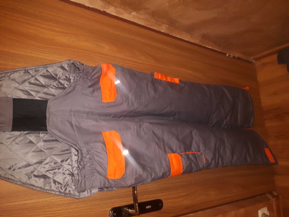 Okazja Spodnie robocze texo lined bib&brace ocieplone