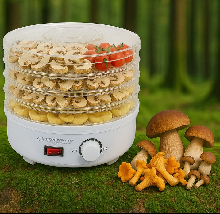 Suszarka do Grzybów Owoców Warzyw Spożywcza Kuchenna 250W