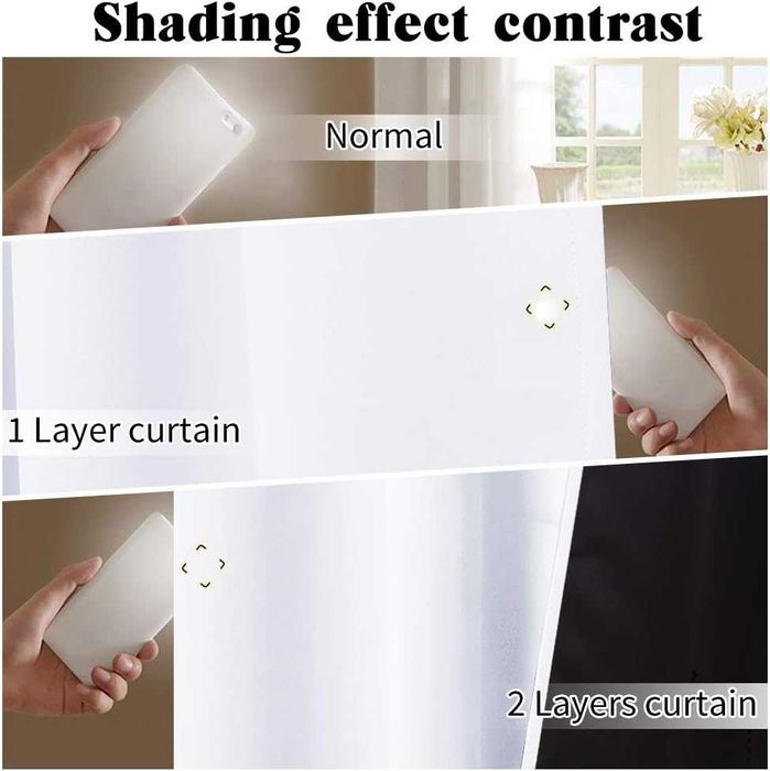 PONY DANCE Białe zasłony, zestaw 2 szt., wys. 245 x szer. 140 cm