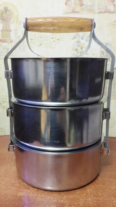 Два дорожных набора посуды для отдыха и путешествий. Ланчбокс ссср