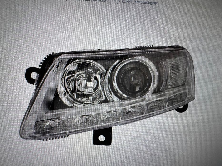 Audi A6 C6 reflektor przód błotnik przód lift