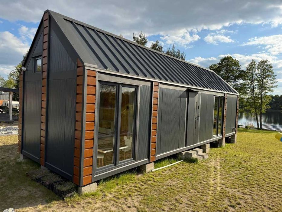 dom z antresola mobilny 35m2 + 15m2 nowy producent domek modułowy