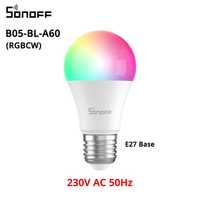 Smart żarówka RGBCW Wifi LED Sonoff B05-BL-A60 inteligentna 9W