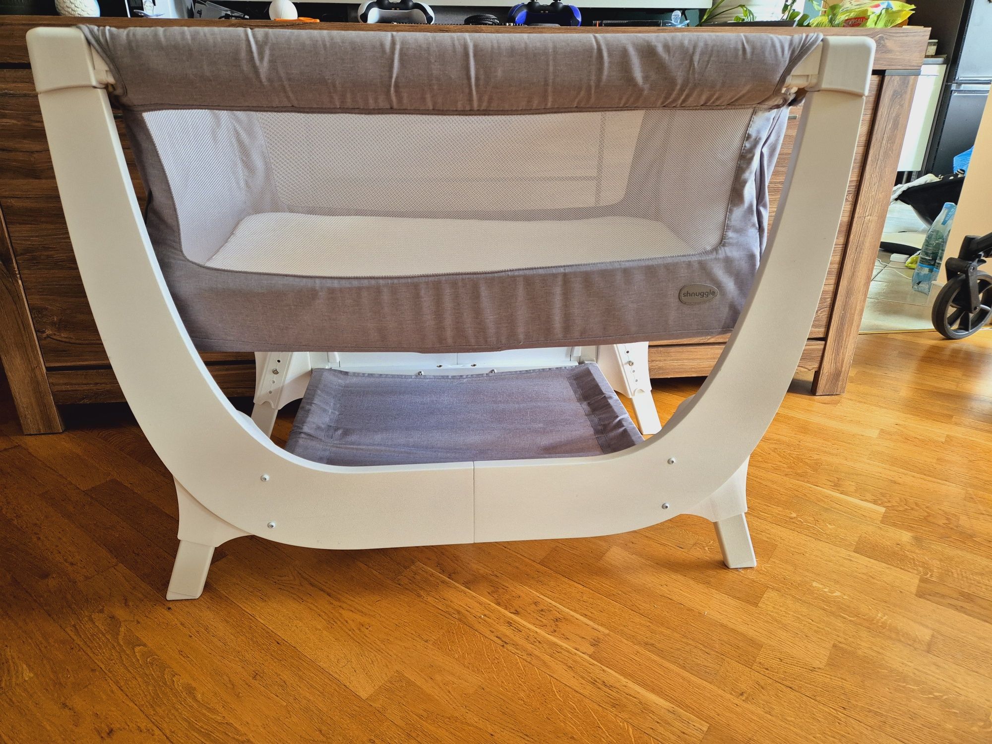Shnuggle air bedside crib łóżeczko dostawne