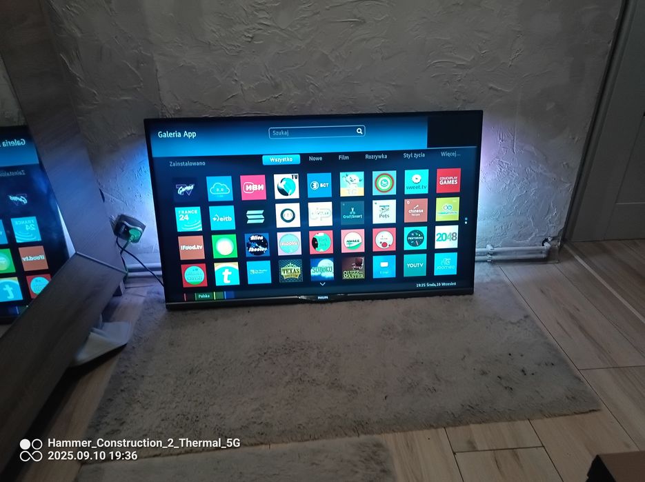 Telewizor 42 Philips Full HD ambilight ,smart tv android + kabel i pil