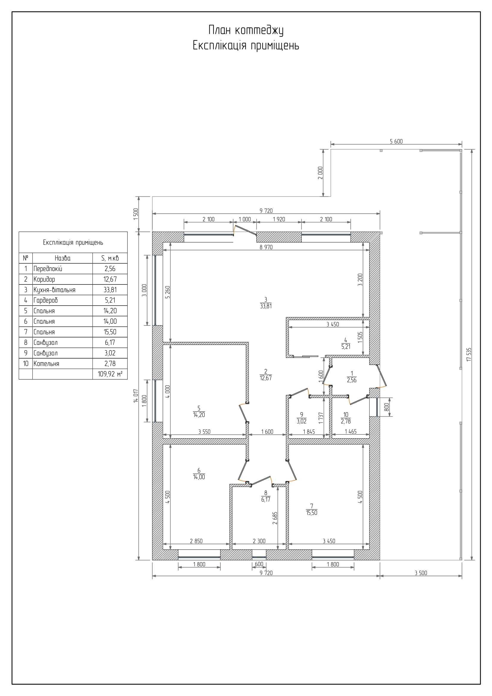 Котедж 110 м2 в новому містечку Gardd House біля Десни