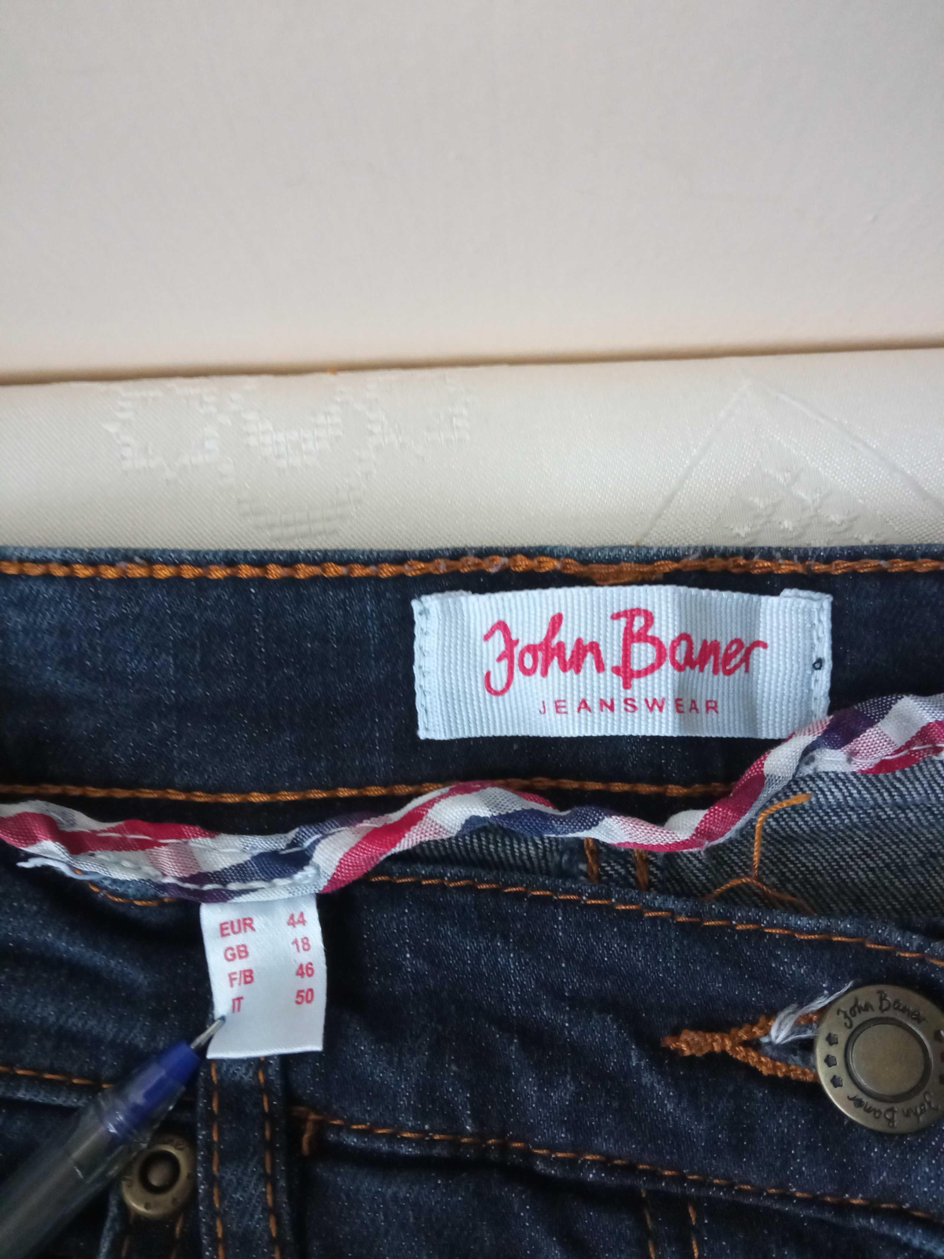 John Baner damskie spodnie jeans r 44 pas 86-92cm