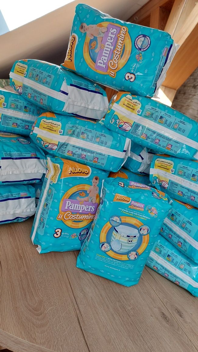 Pampers the ribumin, 12 pieluch, Rozmiar 3(6-11.kg)