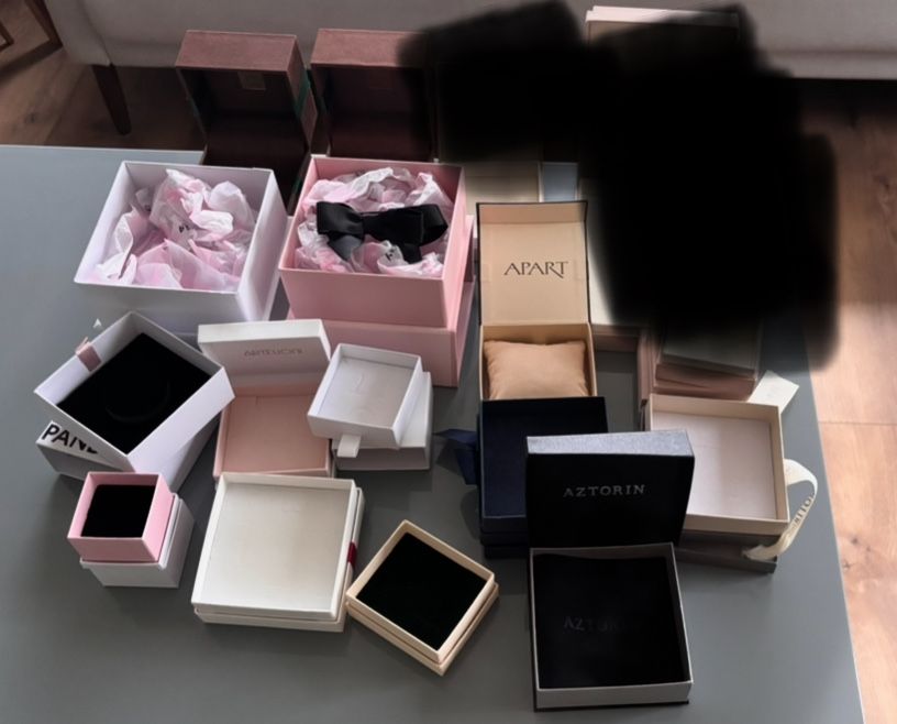 Pudełka na biżuterię 14 szt