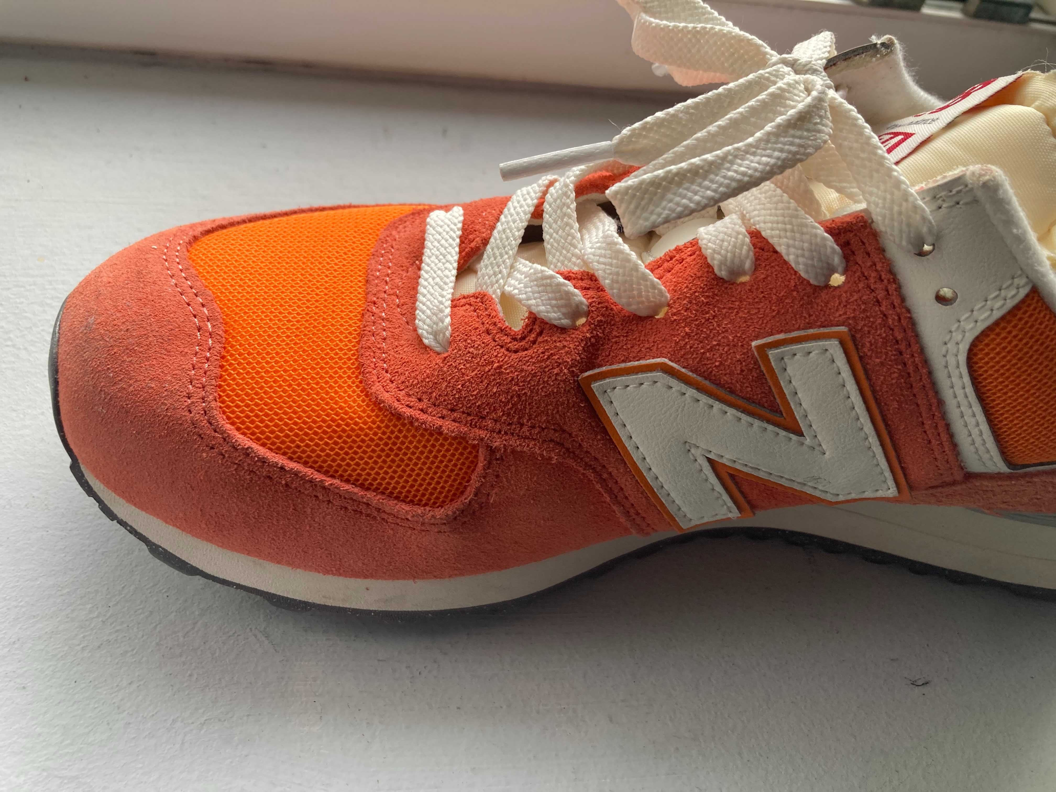 New Balance 574 sneakersy kolor pomarańczowy U574RCB, Jak Nowe