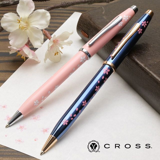 Długopis Cross Century II Cherry Blossom Translucent Blue