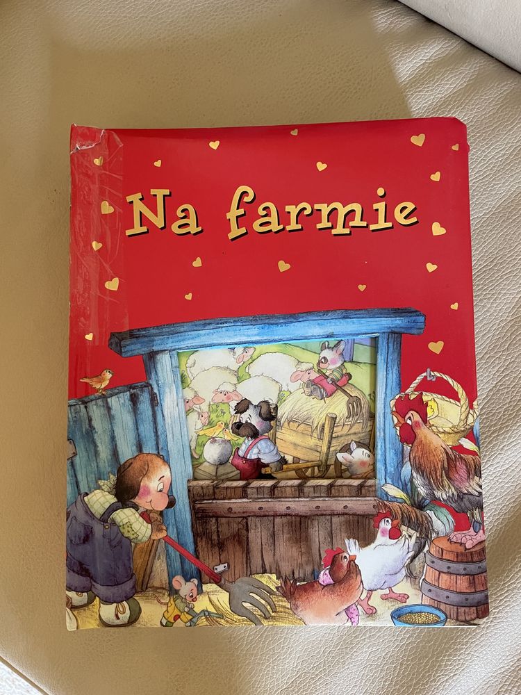 Książka dla maluchów Na farmie 50 str Marife Gonzalez wielka księga
