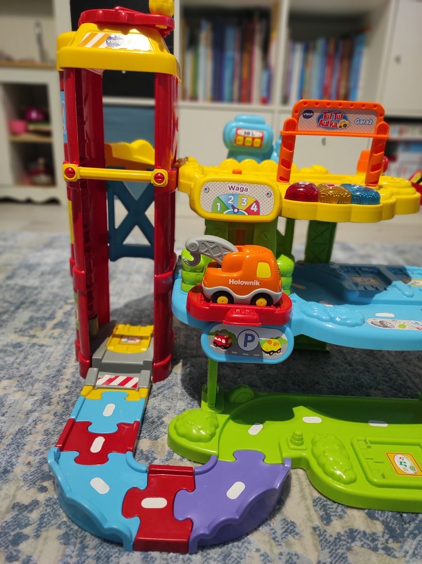 Tut Tut Autka Vtech Garaż w języku polskim