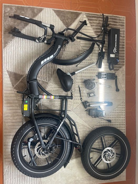 Bicicleta Elétrica Dobrável EVERCROSS EK6