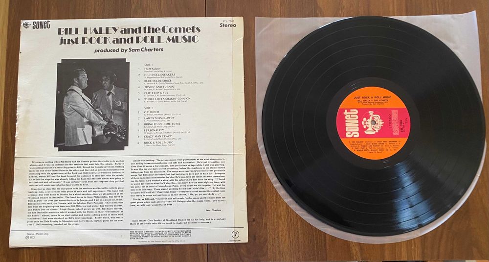Disco de vinil: Bill Haley & The Comets - Just Rock & Roll Music